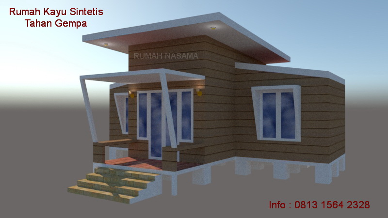 desain rumah kayu
